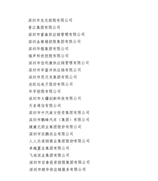 喜讯，bifa必发供应链荣获“改革开放40周年深圳民营经济突出贡献企业”称号  